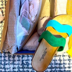 Charlotte Stone Rincon Sandals in Lagoon